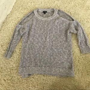 Lavender  cold shoulder sweater Express XS